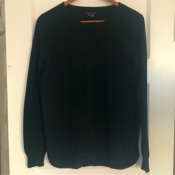 EUC Theory Black Cashmere Women’s Size S Sweater - Picture 3 of 10